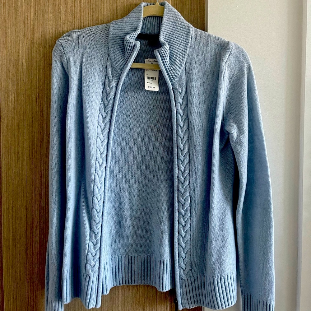 Brooks Brothers Italian Yarn Cardigan. Never worn, has tag on. Avail in pink.